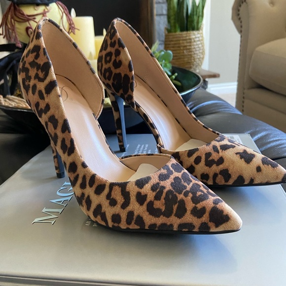 Shoes | Leopard Print Heels Sz 7 | Poshmark